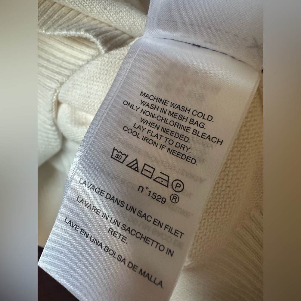 Lauren Ralph Lauren “LRL” Front Logo Cream Sweater Women’s Size XL - Picture 8 of 10